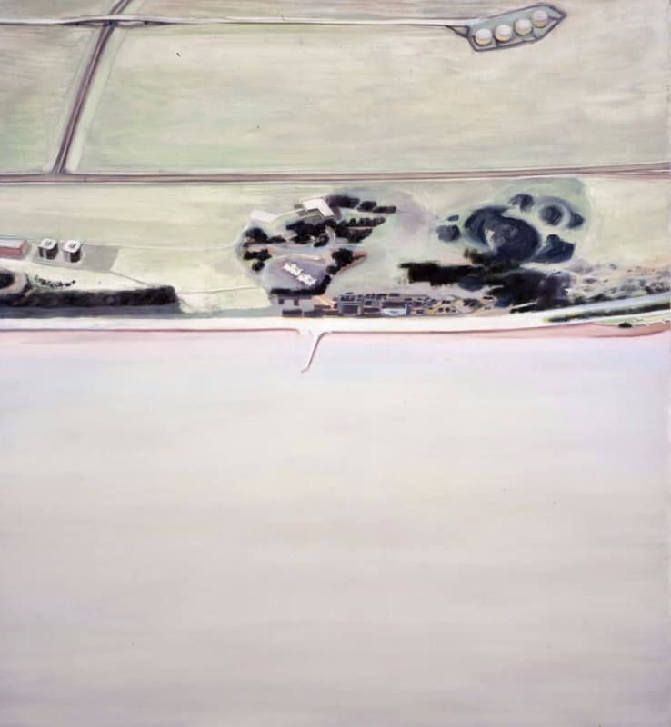 Carol Rhodes, Sea and Land, 1994. Part of the Paintings in Hospitals collection. 