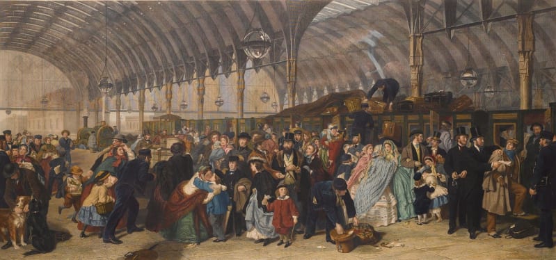 William Powell Frith, The Railway Station, 1862