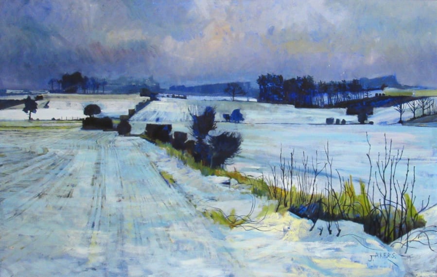 John Akers, Snow at Bramfield. Part of the Paintings in Hospitals collection.