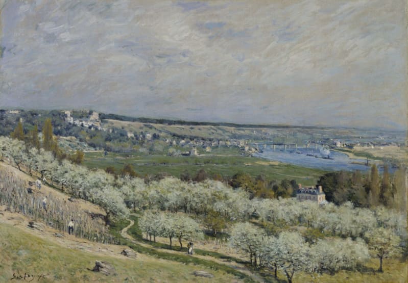 Alfred Sisley, The Terrace at Saint-Germain, Spring, 1875